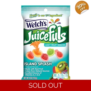 Welch's Juicefuls Juicy Fruit Snacks Island Splash - 113g Bag
